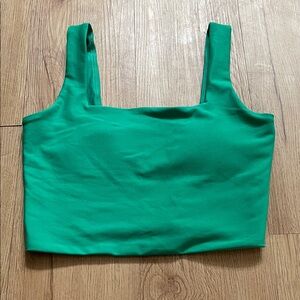 Green Women's Crop Top